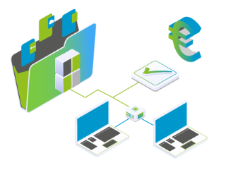 Managed Server als Azure-Cloud-Lösung Bildmarke der ConfigPoint GmbH